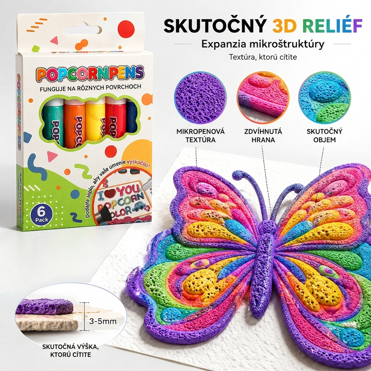 🌟 Získajte 50% zľavu dnes | 🦕🦕 𝑰𝑬𝒀® 3D Relief Art Pen – Vytvorte 3D umenie, ktorého sa môžete dotknúť! 🎨🖌️